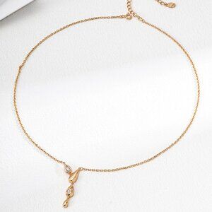🌿 Artisan Original Design Delicate Crystal Vine Lariat Necklace | S925